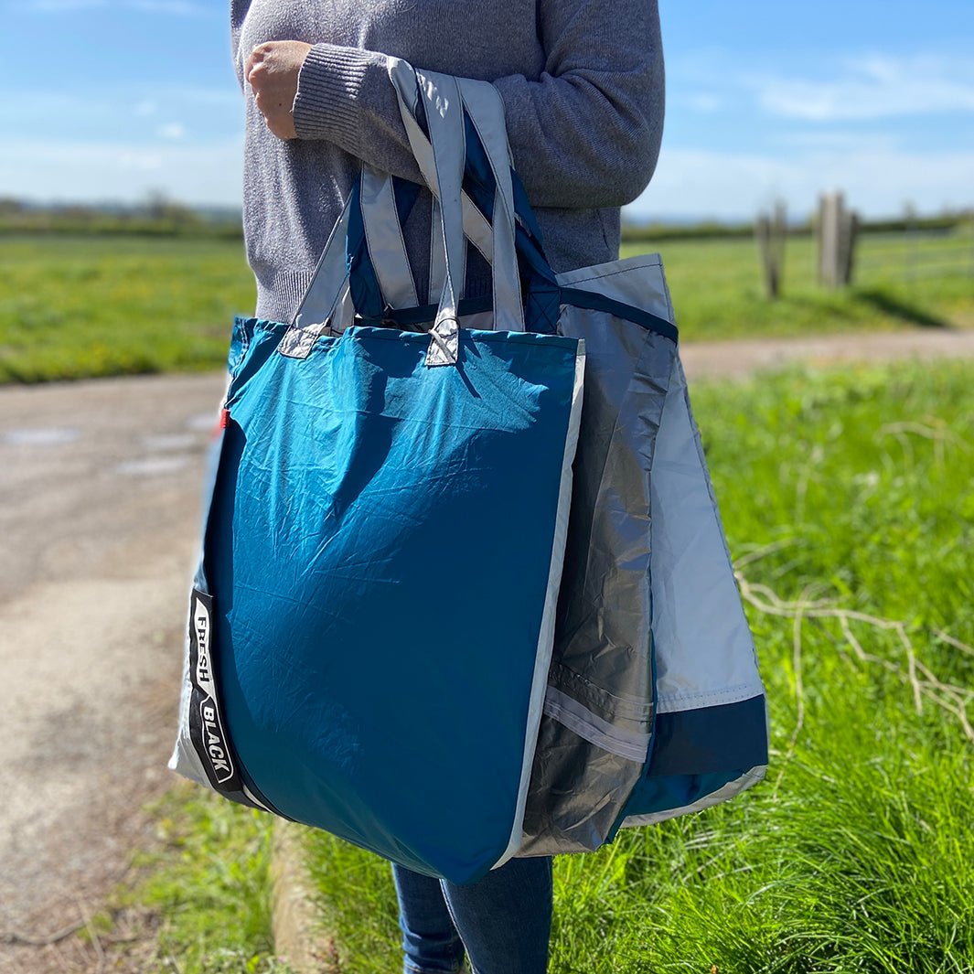 Tent Tote Bag - Green Tulip