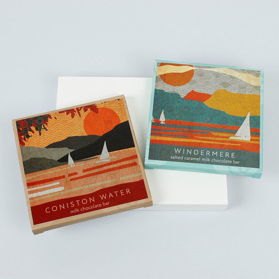 The Northern Line: Coniston Water - Milk Chocolate Bar - Green Tulip