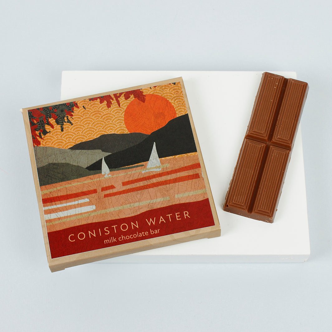 The Northern Line: Coniston Water - Milk Chocolate Bar - Green Tulip