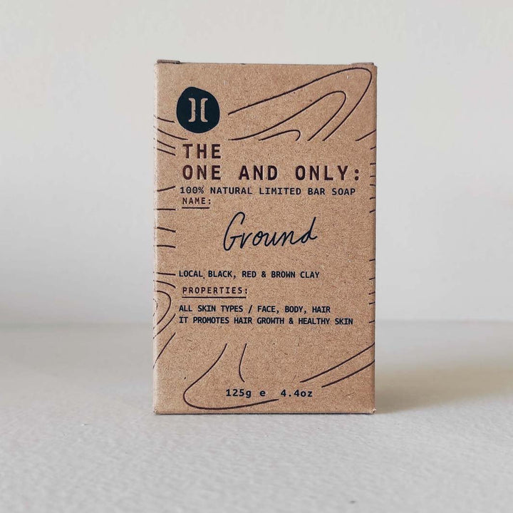 'The One And Only' Olive Oil Soap Bar: Ground - Green Tulip