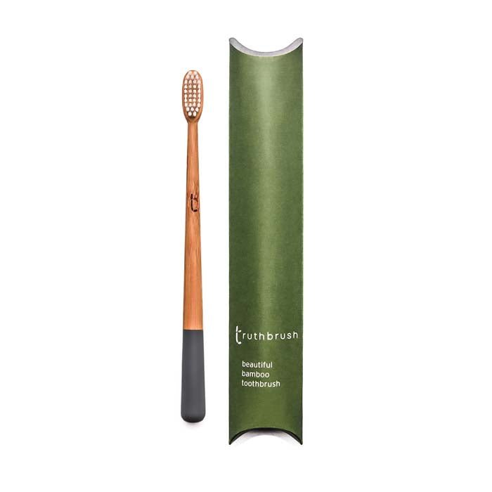 Truthbrush – Medium Plant - Based Bristles - Green Tulip