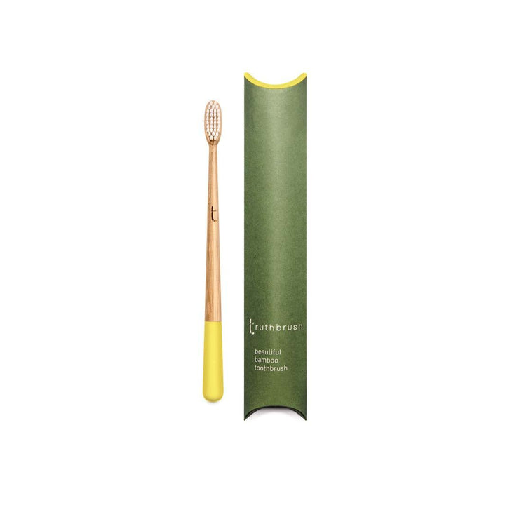 Truthbrush – Medium Plant - Based Bristles - Green Tulip