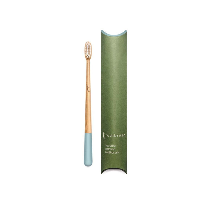 Truthbrush – Medium Plant - Based Bristles - Green Tulip