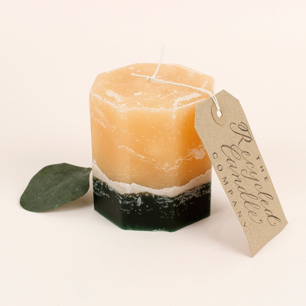 Winter Spice Octagon Candle - Green Tulip