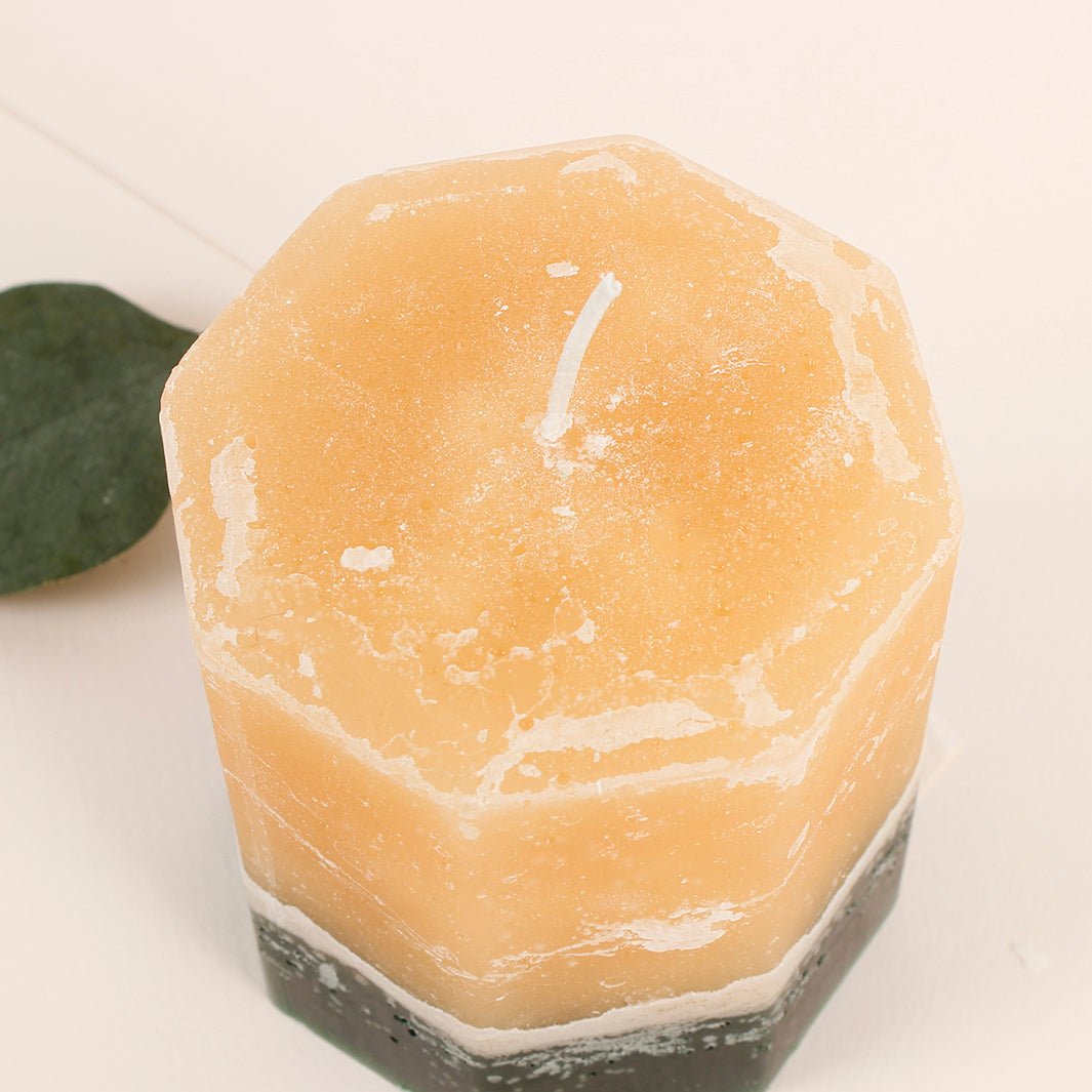 Winter Spice Octagon Candle - Green Tulip