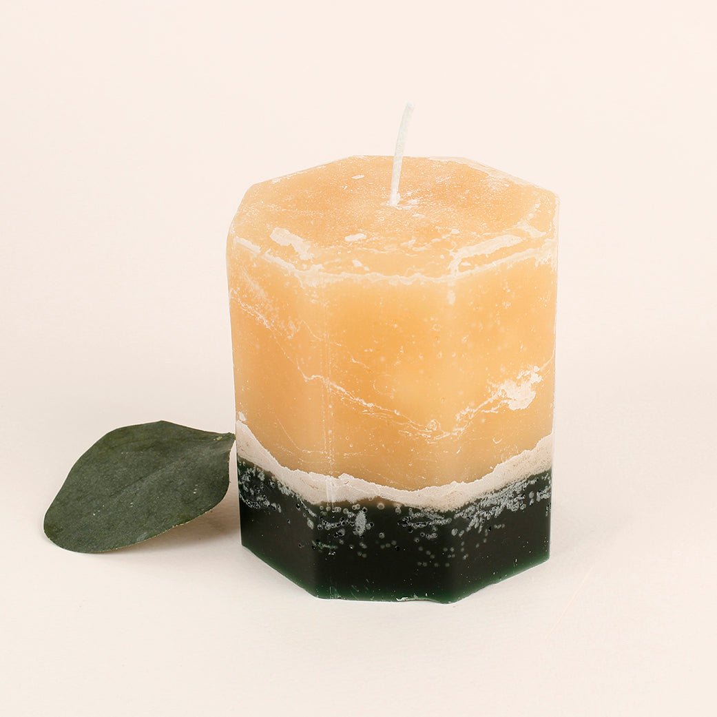Winter Spice Octagon Candle - Green Tulip