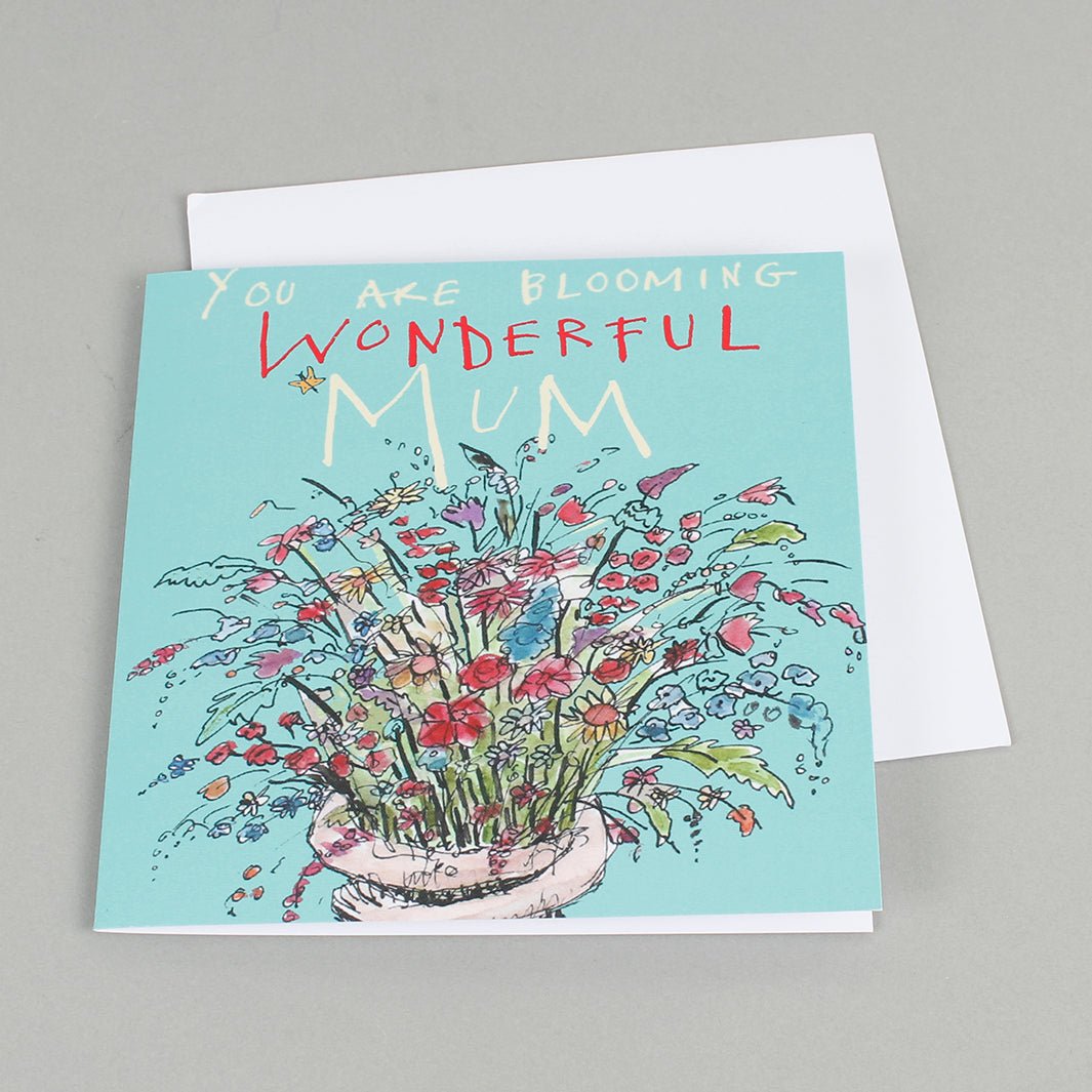 You Are Blooming Wonderful Mum Card - Green Tulip